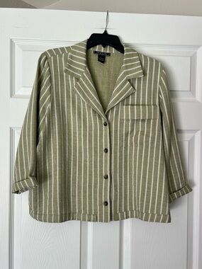 NWOT New York Clothing Co. Striped Button Up Shirt